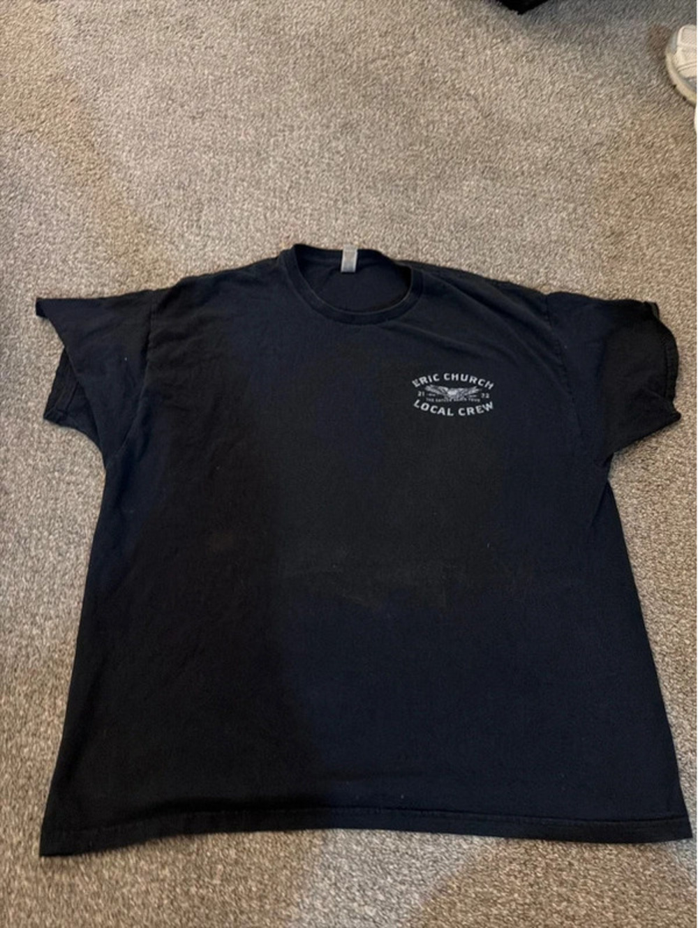 Eric Church crew tee for 2022 tour